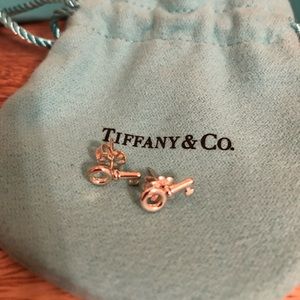 Tiffany & Co Skeleton Key Earrings